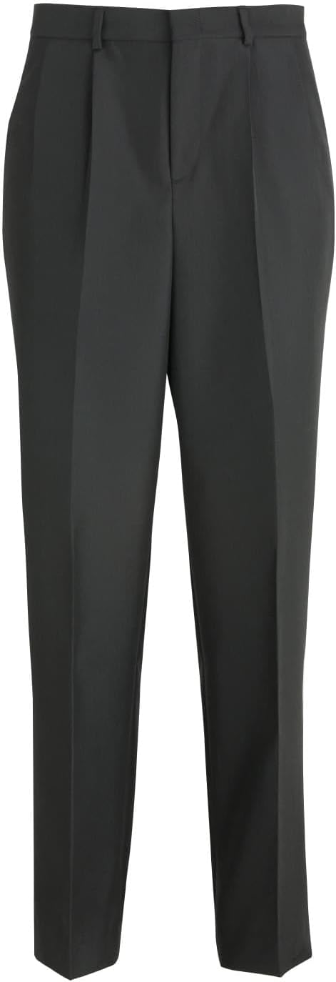 MENS PLEATED FRONT POLY/WOOL PANT