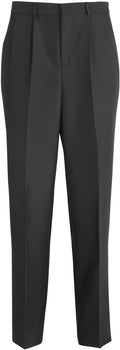 MENS PLEATED FRONT POLY/WOOL PANT
