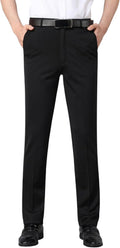 Mens Golf Pants Stretch Relaxed Fit Dress Pant Business Casual Flat Front Work Wear Lightweight with Pockets