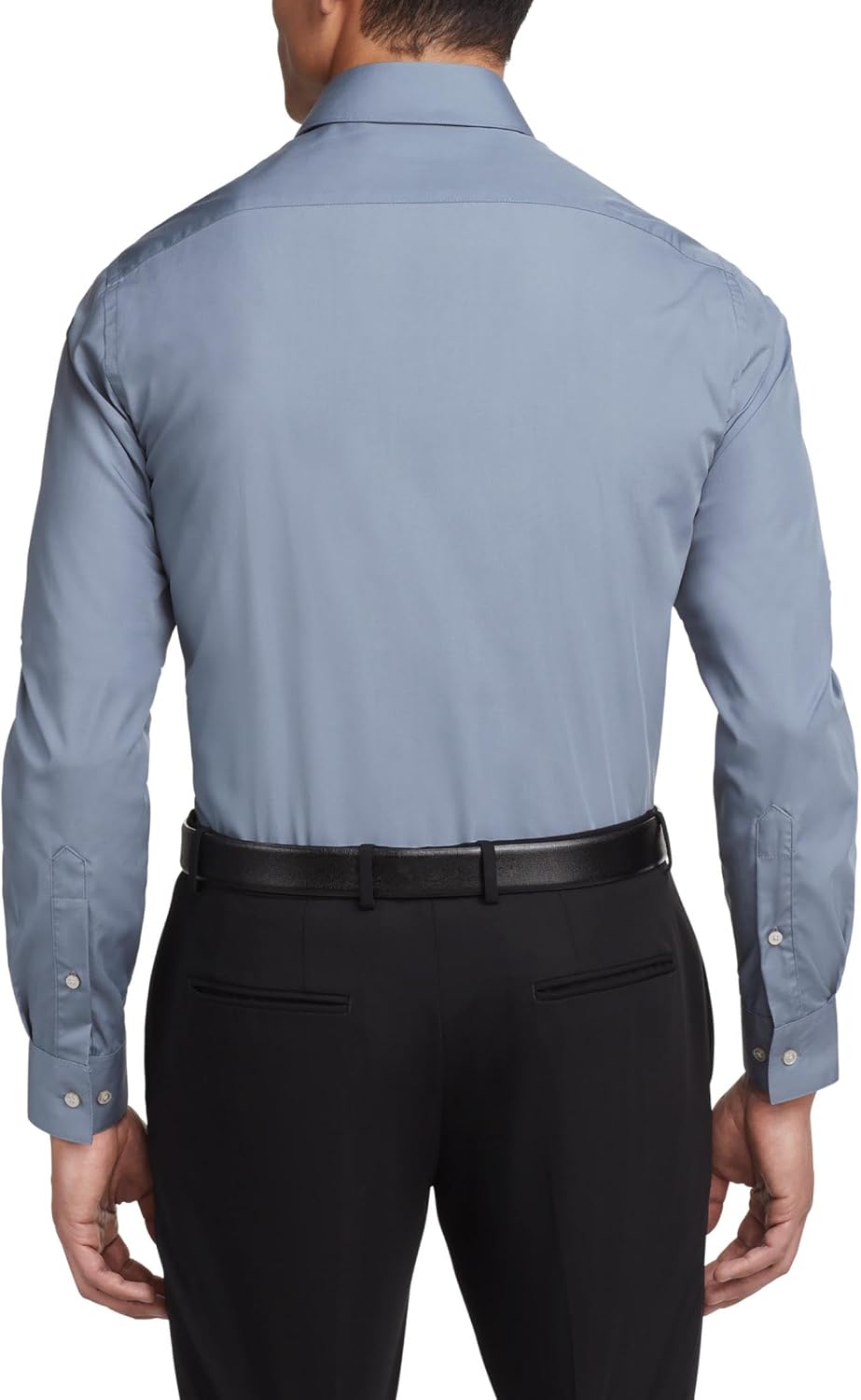 Men's Dress Shirt Fitted Poplin Solid