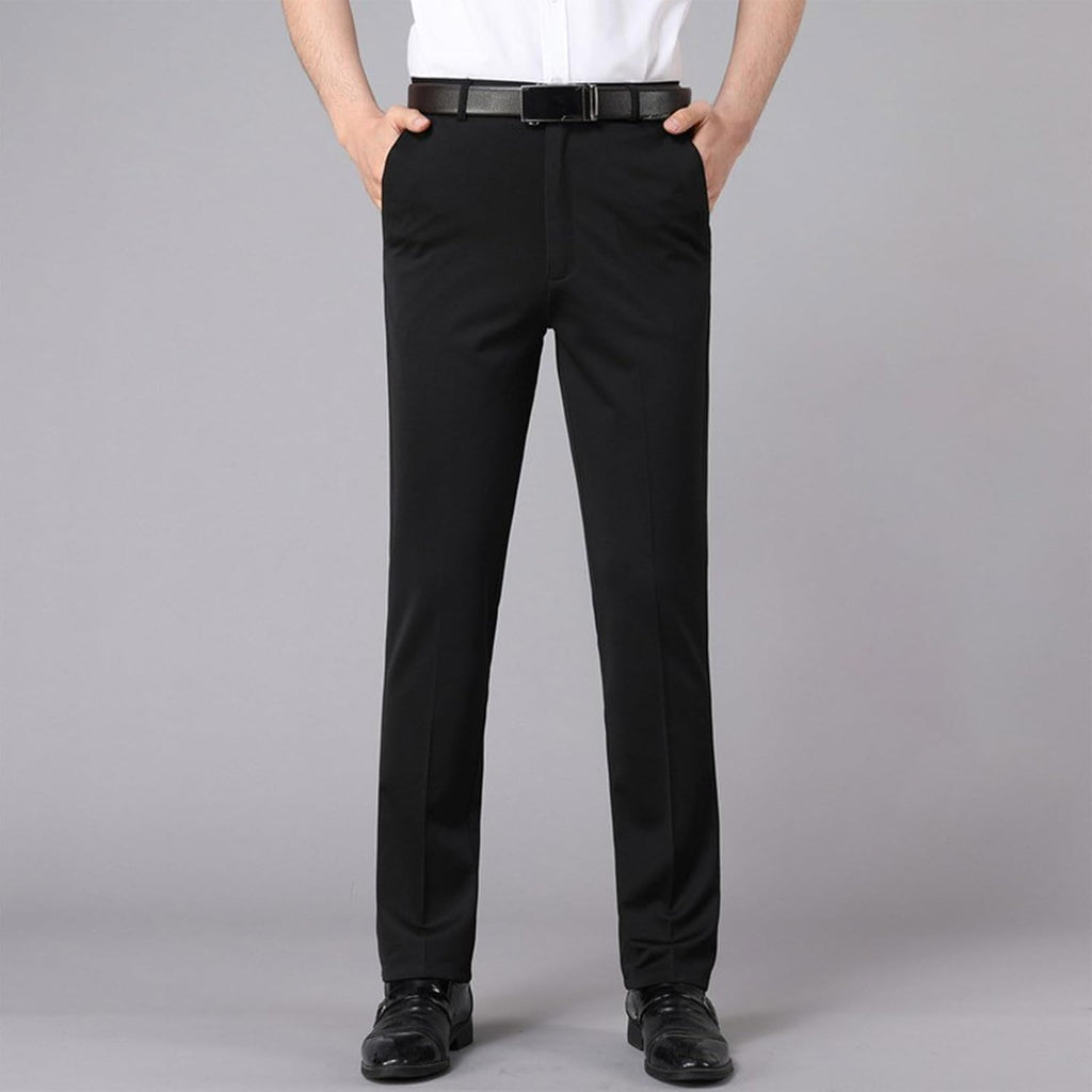 Mens Golf Pants Stretch Relaxed Fit Dress Pant Business Casual Flat Front Work Wear Lightweight with Pockets