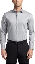 Men's Dress Shirt Regular Fit Ultra Wrinkle Free Flex Collar Stretch Solid