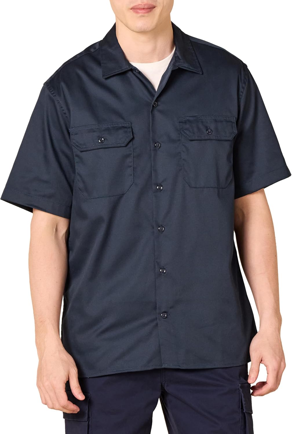 Men's Relaxed-Fit Stain and Wrinkle-Resistant Short-Sleeve Work Shirts