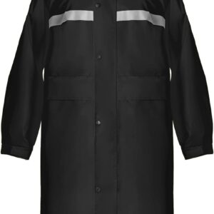 Long Hooded Raincoat Safety Waterproof Emergency Rain Jacket Poncho for Men Women Adults