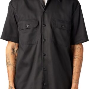 Men's Flex Relaxed Fit Short Sleeve Work Shirt