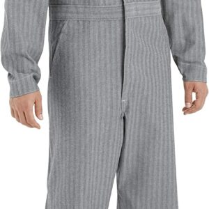 Men's Button-Front Cotton Coverall